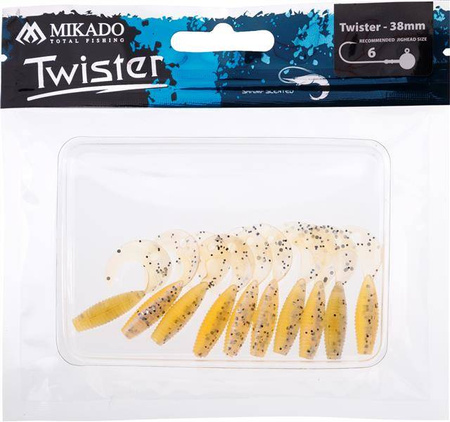 PRZYNĘTA - TWISTER 38mm/ SALTY CARMEL - op.10szt.