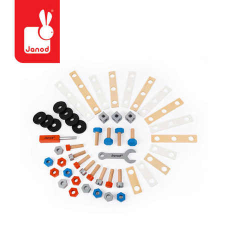 Zestaw konstruktora 50 elementów Brico ‘Kids, Janod