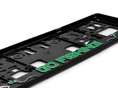 3D ramka na rejestrację Delphin GoFishing! / 2szt  Delphin (999000302)