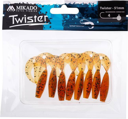 PRZYNĘTA - TWISTER 51mm/ ORANGE PEPPER - op8szt.
