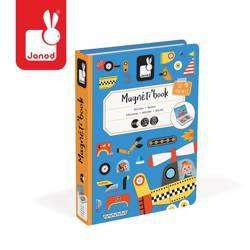 Magnetyczna układanka Pojazdy Magnetibook, Janod