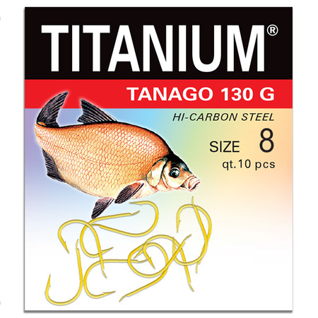 Haczyk Titanium TANAGO (10 szt.), rozm. 8 Robinson 02-P-130G-08