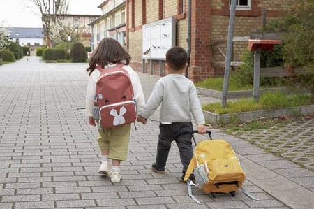 Lassig Plecak na kółkach z odczepianym stelażem 2w1 About Friends Lisek