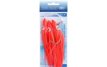 ZESTAW MORSKI - OCTOPUS RIG 12 cm - hak 3x7/0 (RED) MIKADO LS-A150-04