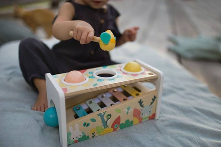 Drewniane cymbałki z kulodromem Pure, Janod