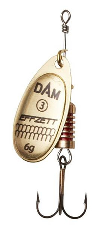 BŁYSTKA OBROTOWA EFFZETT STANDARD SPINNER GOLD ROZMIAR 4 - 10g DAM 5120204