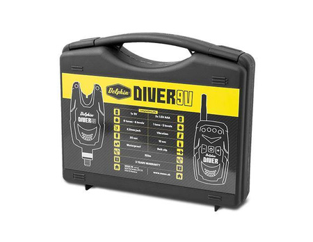 Zestaw sygnalizatorów Delphin DIVER 9V 2+1 Delphin (900022500)