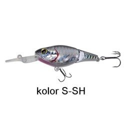 Wobler Robinson Fat Snake F75, 75mm, 17g Robinson 46-1SM-F75-S-SH