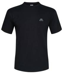 T-SHIRT MIKADO CZARNY (MAŁE LOGO) - rozm. S UMH-011-S