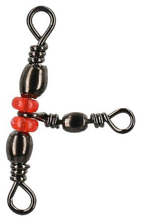 KRĘTLIK POTRÓJNY BARYŁKOWY Z KORALIKAMI - BN - rozmiar 10*12 - op.5szt.