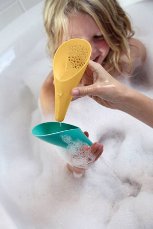 QUUT Zestaw 2 łopatek wielofunkcyjnych z piłeczką Cuppi Banana Blue, opakowanie zbiorcze 5 szt.