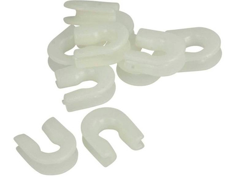 OBRĘCZE, USZTYWNIENIE DO PRZYPONÓW, ZESTAWÓW SUMOWYCH MADCAT LOOP THIMBLES / OPAK. 10szt. DAM 56052