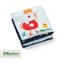 LILLIPUTIENS Miękka rozkładana książeczka-harmonijka Farma 9 m+