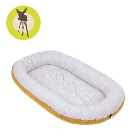Lassig Kokon niemowlęcy dwustronny Cozy Home Baby Nest musztardowy