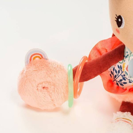 LILLIPUTIENS Przytulanka aktywizująca wielofunkcyjna Sarenka Stella 9 m+