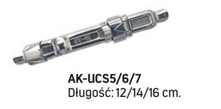 (R) UCHWYT KOŁOWROTKA DO WĘDKI 16cm 1szt JAXON AK-UCS7