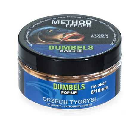 DUMBELS POP-UP METHOD FEEDER 8/10MM ORZECH TYGRYSI 30G JAXON FM-DP07