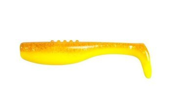 Ripper  Bandit PRO 2,5"/6cm 5szt./bag SUPER YELLOW/CLEAR orange glitter BOX    DRAGON CHE-BD25D-41-920