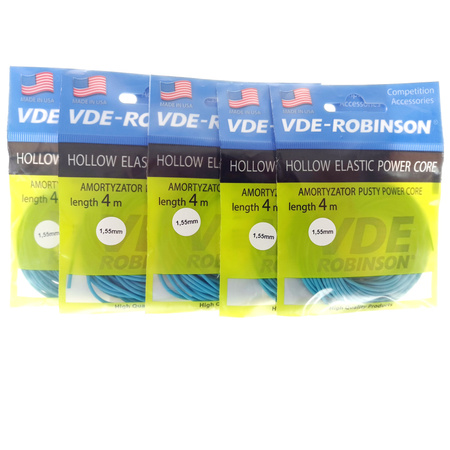 Amortyzator latexowy 800%, pusty, 1,55mm, 4m niebieski VDR Team 67-AH-415