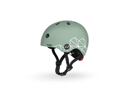 SCOOTANDRIDE Kask XXS-S dla dzieci 1-5 lat Green Lines