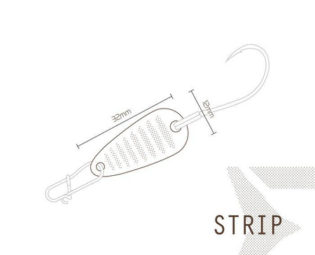 Wahadłówka Delphin STRIP 2g ZEBRA Hook #8 Snap 00 Delphin (101000759)