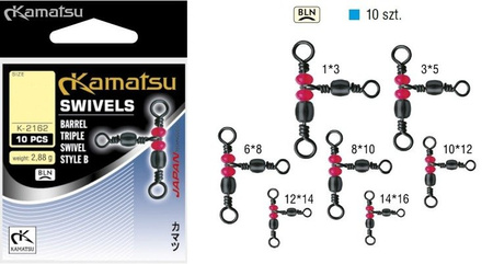 KRĘTLIK POTRÓJNY K2162 ROZMIAR 8*10 KAMATSU 552162080