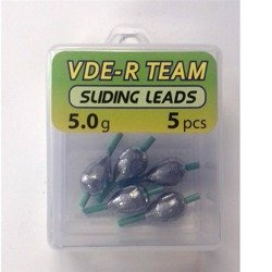 Łezki wyczynowe z igielitem VDE-R,  2,0g x 6 VDR Team 60-WY-029