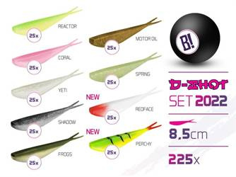 Zestaw przynęt BOMB D-SHOT set 2022 8,5cm / 225szt 8,5cm Delphin (101002969)