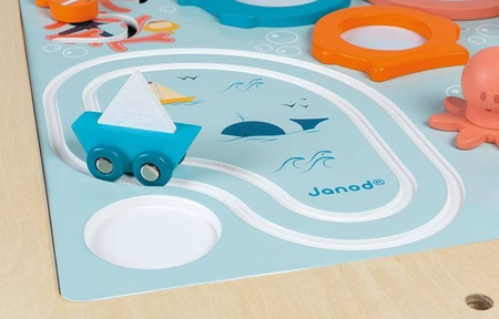 Drewniany progresywny stolik aktywizujący 18 m+, Janod