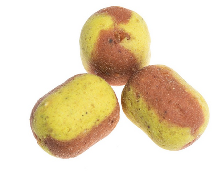 DUMBELS DUO COLOR SINKING METHOD FEEDER 8/10MM WANILIA/SCOPEX 50G JAXON FM-DSD10