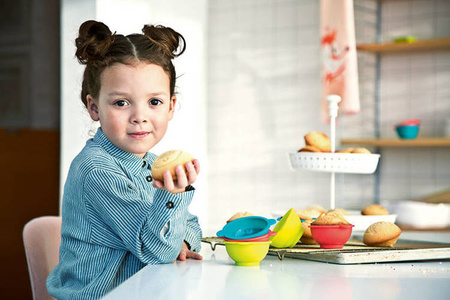 LILLIPUTIENS Silikonowe foremki do pieczenia 6 szt. Mały kucharz, Las, 4+