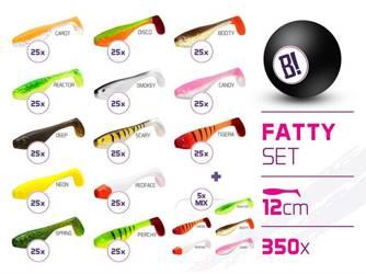 Zestaw przynęt BOMB Fatty 12cm / 350szt 12cm Delphin (101003028)