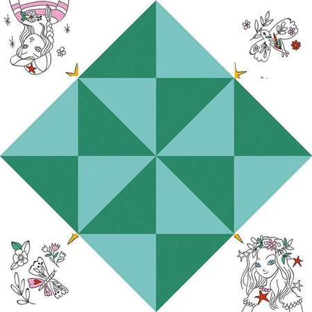 Zestaw kreatywny Papierowe wróżby piekło - niebo 7+, Janod