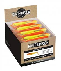 SHAD PADDLETAIL 6.5CM UV ORANGE/YELLOW 108PCS BULK (65425)