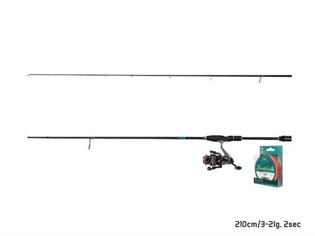 Zestaw spinningowy Delphin ZanderSPIN 230cm + 3T + 0,16mm Delphin (101004210)