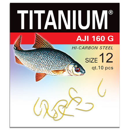Haczyk Titanium AJI (10 szt.), rozm. 12 Robinson 02-P-160G-12