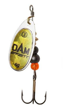 BŁYSTKA OBROTOWA EFFZETT FLUO SPINNER 12G / #5 / GOLD PRISMA DAM 60694