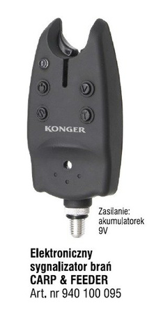 ELEKTRONICZNY SYGNALIZATOR BRAŃ CARP & FEEDER KONGER 940100095