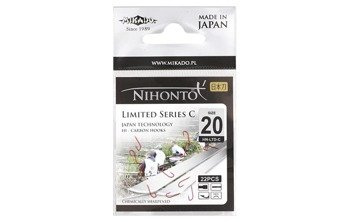 HACZYK DO OCHOTKI NIHONTO - LIMITED SERIES C Nr 20 R - torebka 22 szt. MIKADO HN-LTD-C-20R