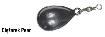 CIĘŻAREK PEAR CZARNY 90g OP.1SZT PRO CARP KONGER 665007090