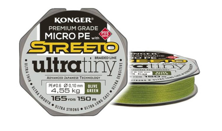 PLECIONKA NA OKONIE ULTRA TINY OLIVE GREEN 0,10mm/4,55kg 150m STREETO 216151010