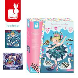 Zestaw kreatywny Urokliwe cekiny Baletnice 7+, Janod