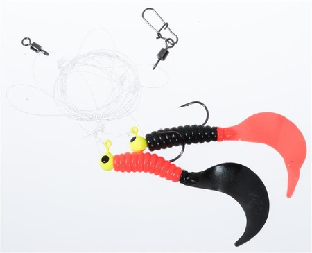 ZESTAW JAXON TWISTER RX 70MM - HACZYK Z OBCIĄŻENIEM 5X1SZT JAXON AJ-MA16RX