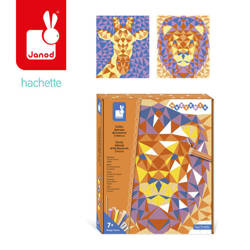 Zestaw kreatywny Piasek Zwierzęta z sawanny Misterix 7+, Janod