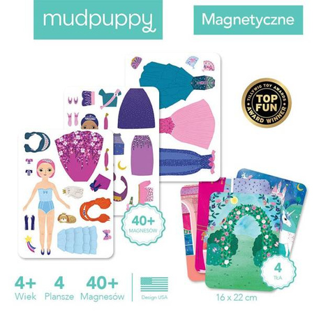 Mudpuppy Magnetyczne postacie Magiczne księżniczki 4+