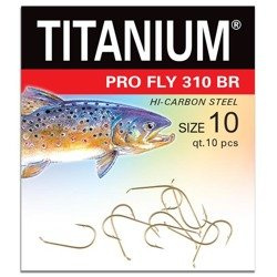 Haczyk Titanium PRO FLY (10 szt.), rozm. 10 Robinson 02-P-310BR-10