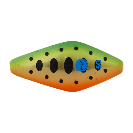 PRO TROUT INLINE SPOON 4.9CM 6.5G SINKING GREEN/ORANGE SMOLT Effzett (66251)