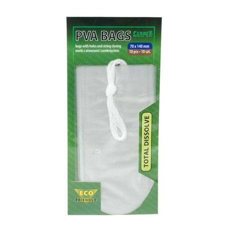 Carpex worek PVA z otworami i struną, 70mm x 140mm, 10 szt. Carpex 94-PV-W12