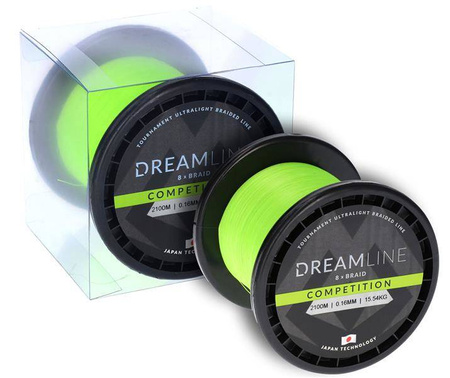PLECIONKA - DREAMLINE COMPETITION - 0.08mm/6.91kg/2100m - FLUO ZIELONA - op.1szp. MIKADO ZDL000FG-2100-008