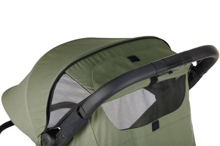 Easywalker Miley² Kompaktowy wózek spacerowy z torbą transportową Sage Green